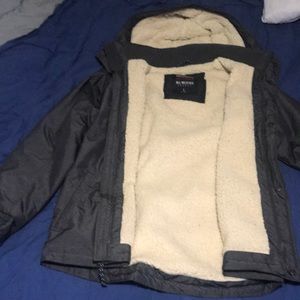 All-weather hollister coat.